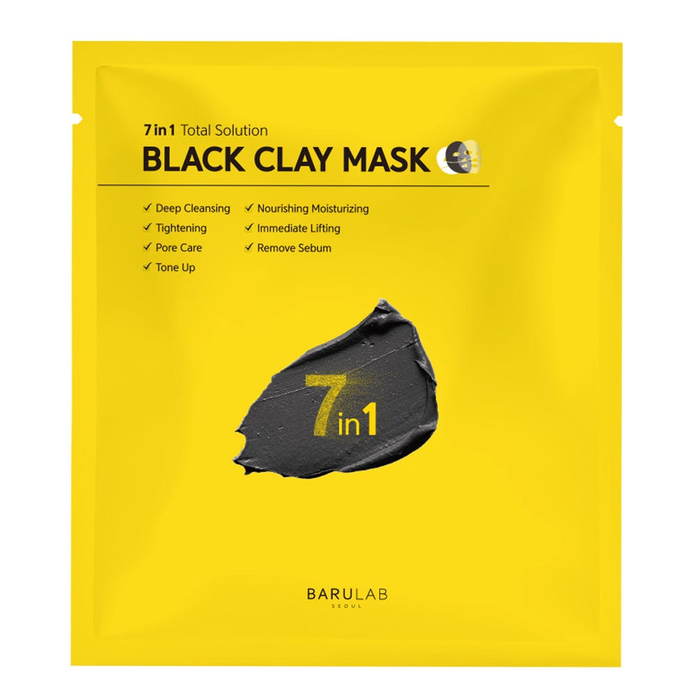 BARULAB 7 in One Solution Black Clay Mask 25 g