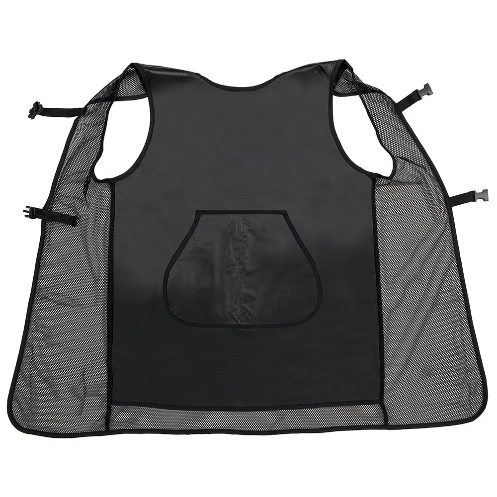 Comair Färbeschürze Mesh transparent schwarz
