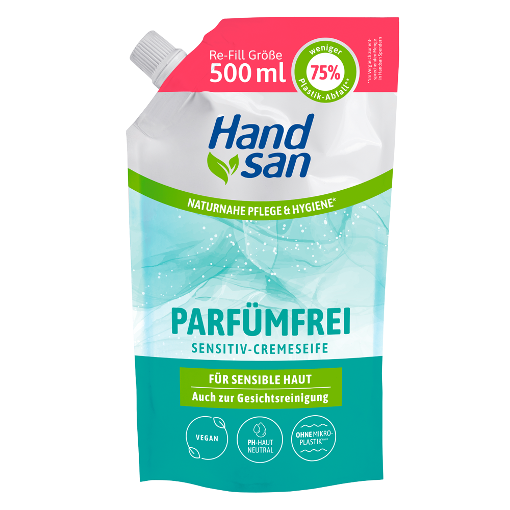 Handsan Sensitive Cremeseife Nachfüllbeutel 500 ml
