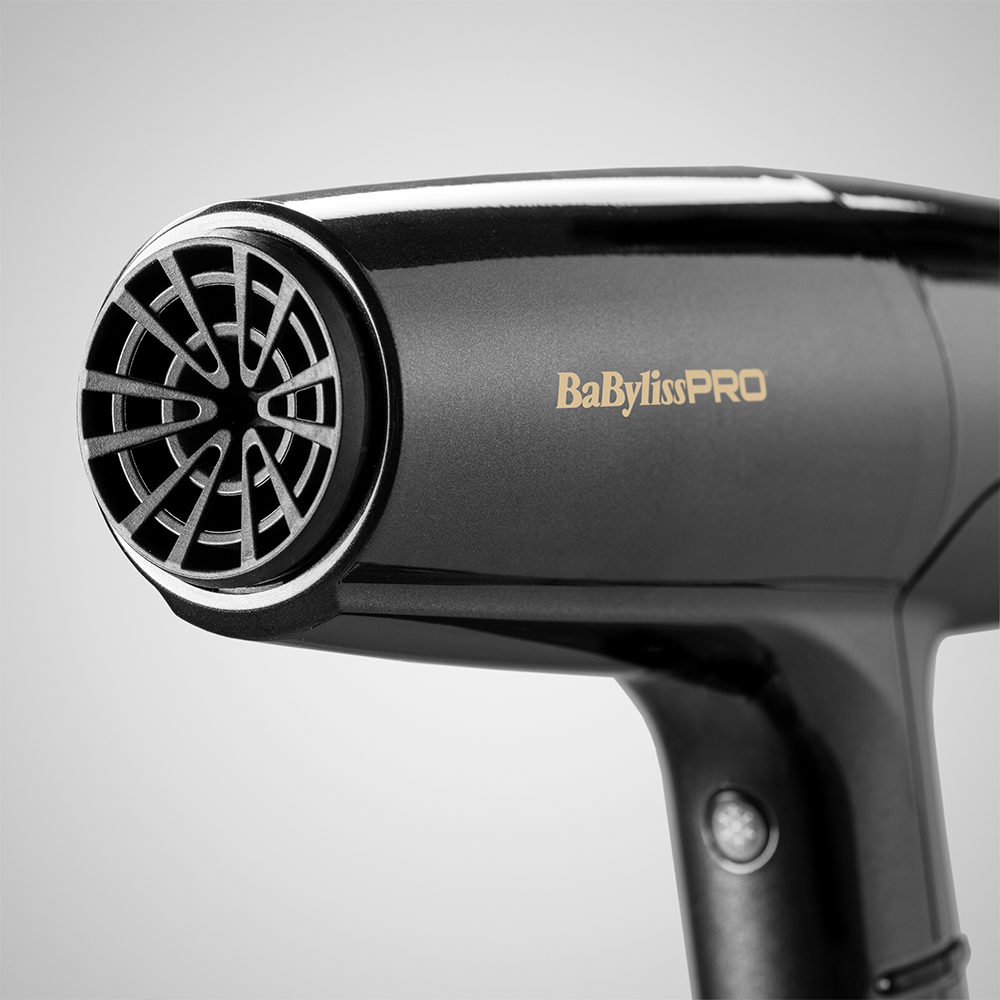 BaBylissPRO Haartrockner FALCO Schwarz/Gold