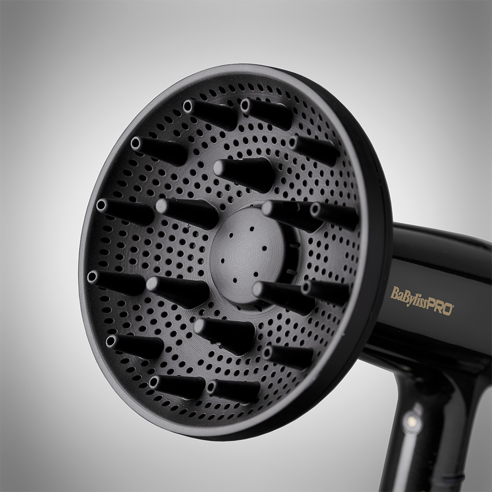BaBylissPRO Haartrockner FALCO Schwarz/Gold