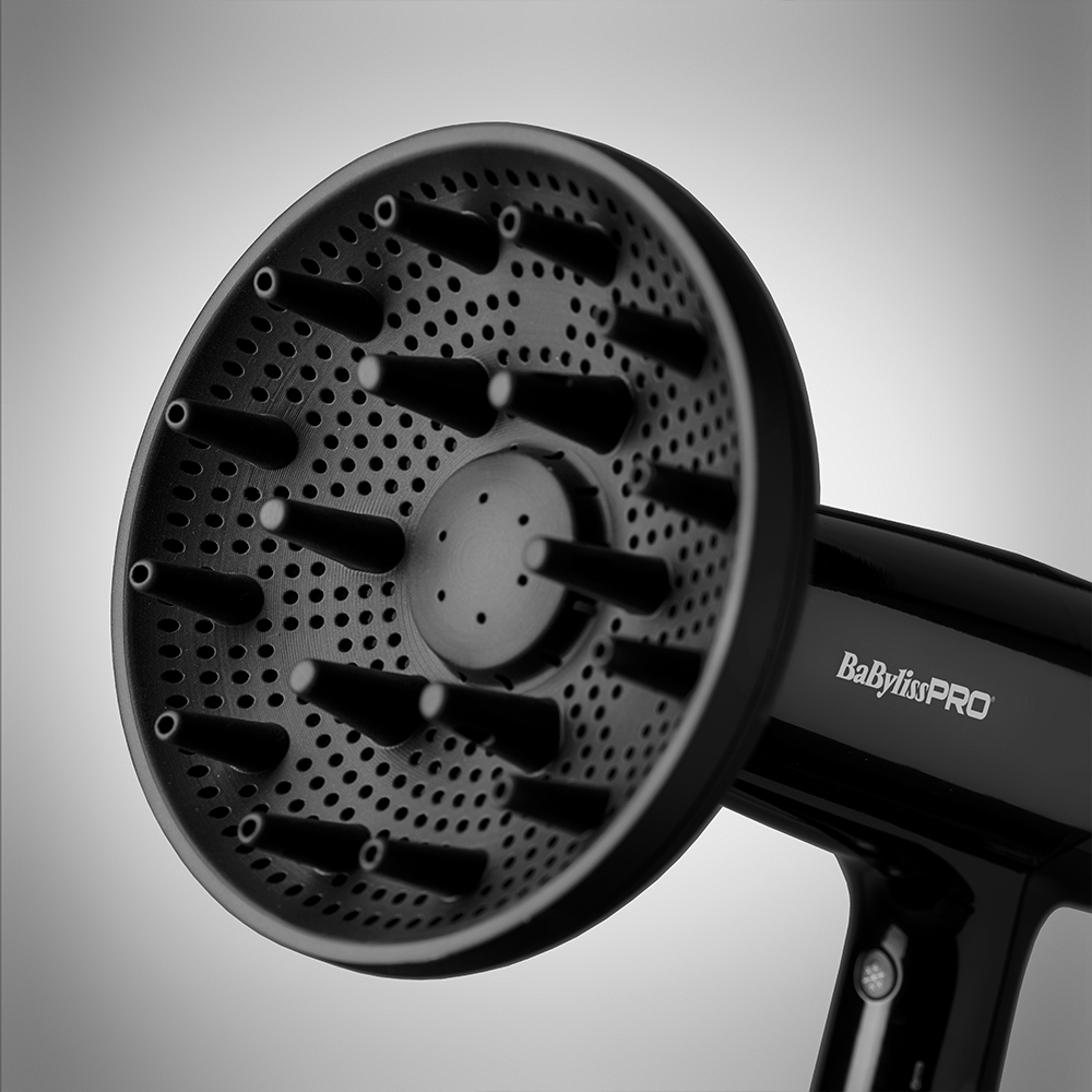 BaBylissPRO Haartrockner FALCO Grau/Silber