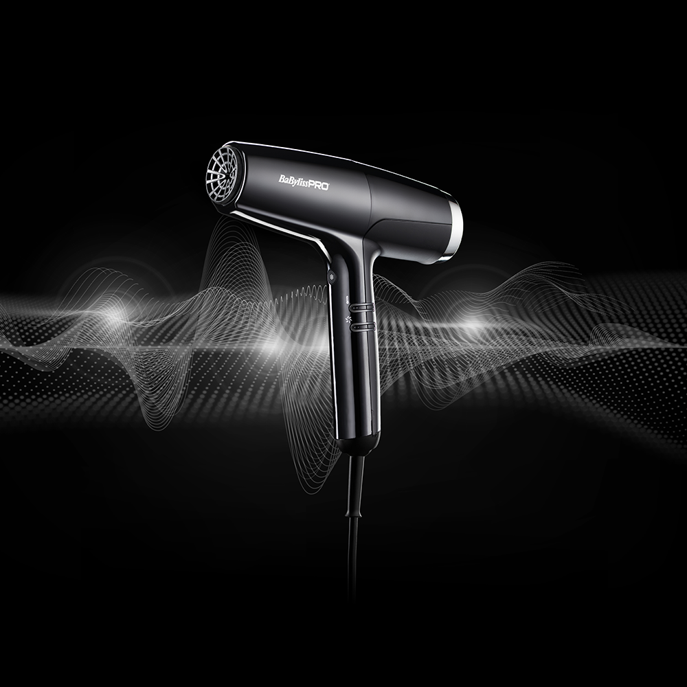 BaBylissPRO Haartrockner FALCO Grau/Silber
