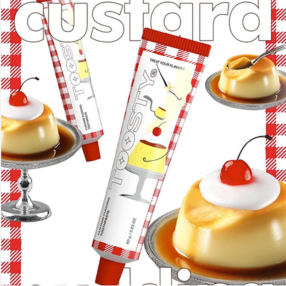 TOOSTY Custard Pudding Toothpaste 25 g