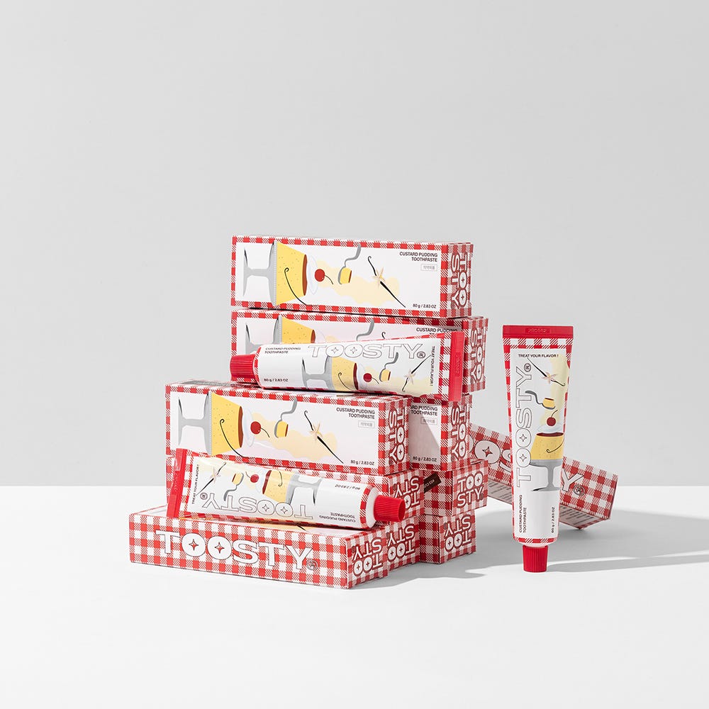 TOOSTY Custard Pudding Toothpaste 25 g