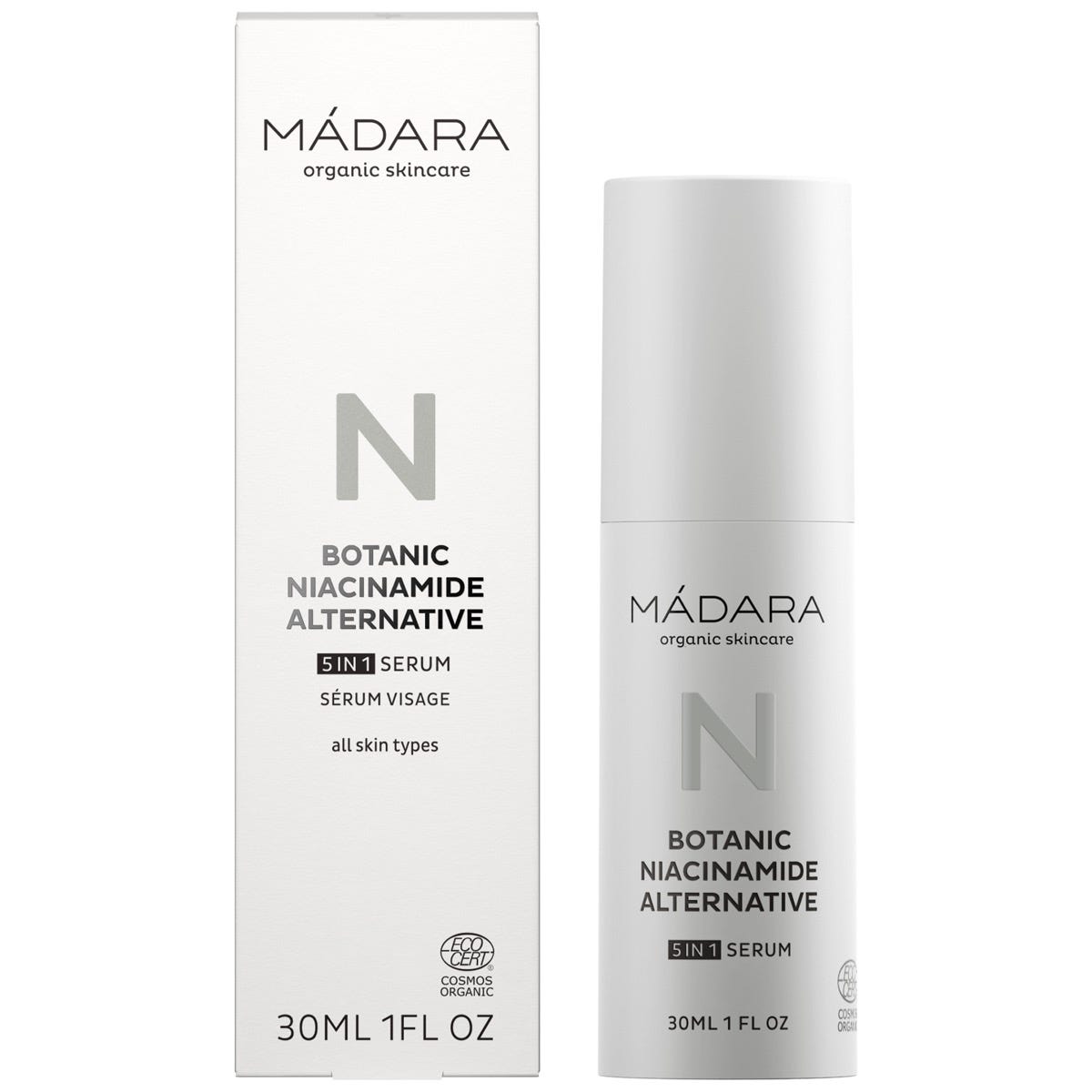 MÁDARA Botanic Niacinamide 5-in-1 Serum 30 ml