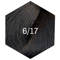 6/17 Dunkelblond Asch-Blau Silber