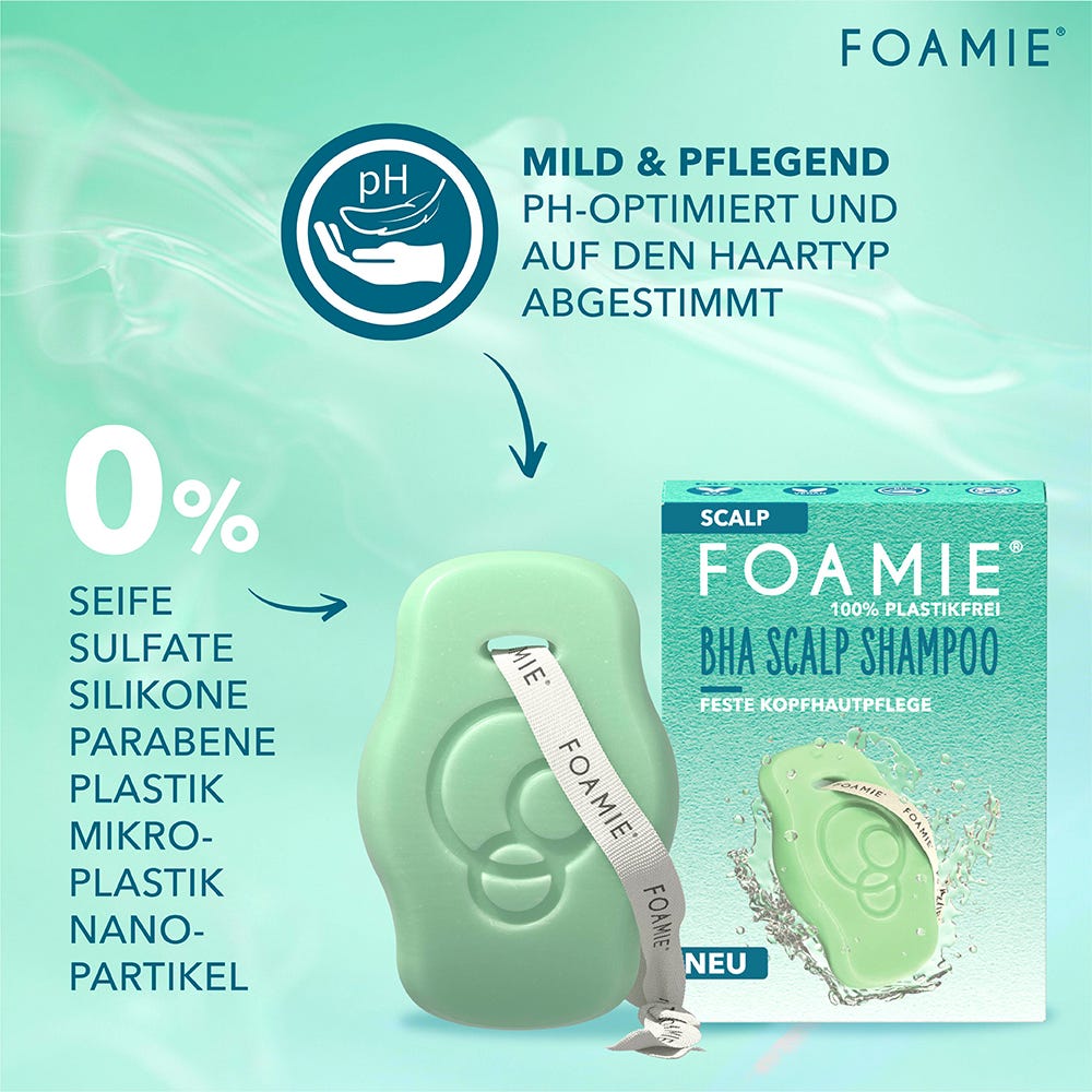 FOAMIE Festes Shampoo Scalp mit Salicylsäure