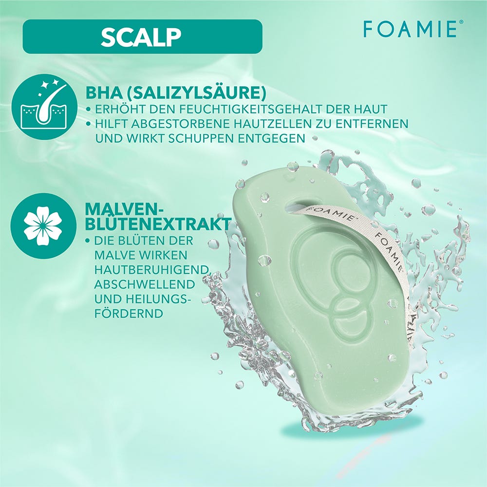 FOAMIE Festes Shampoo Scalp mit Salicylsäure