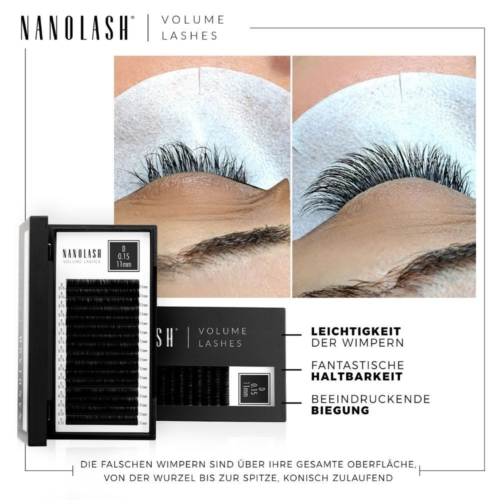Nanolash Volume Lashes 0.10 C 6-13mm