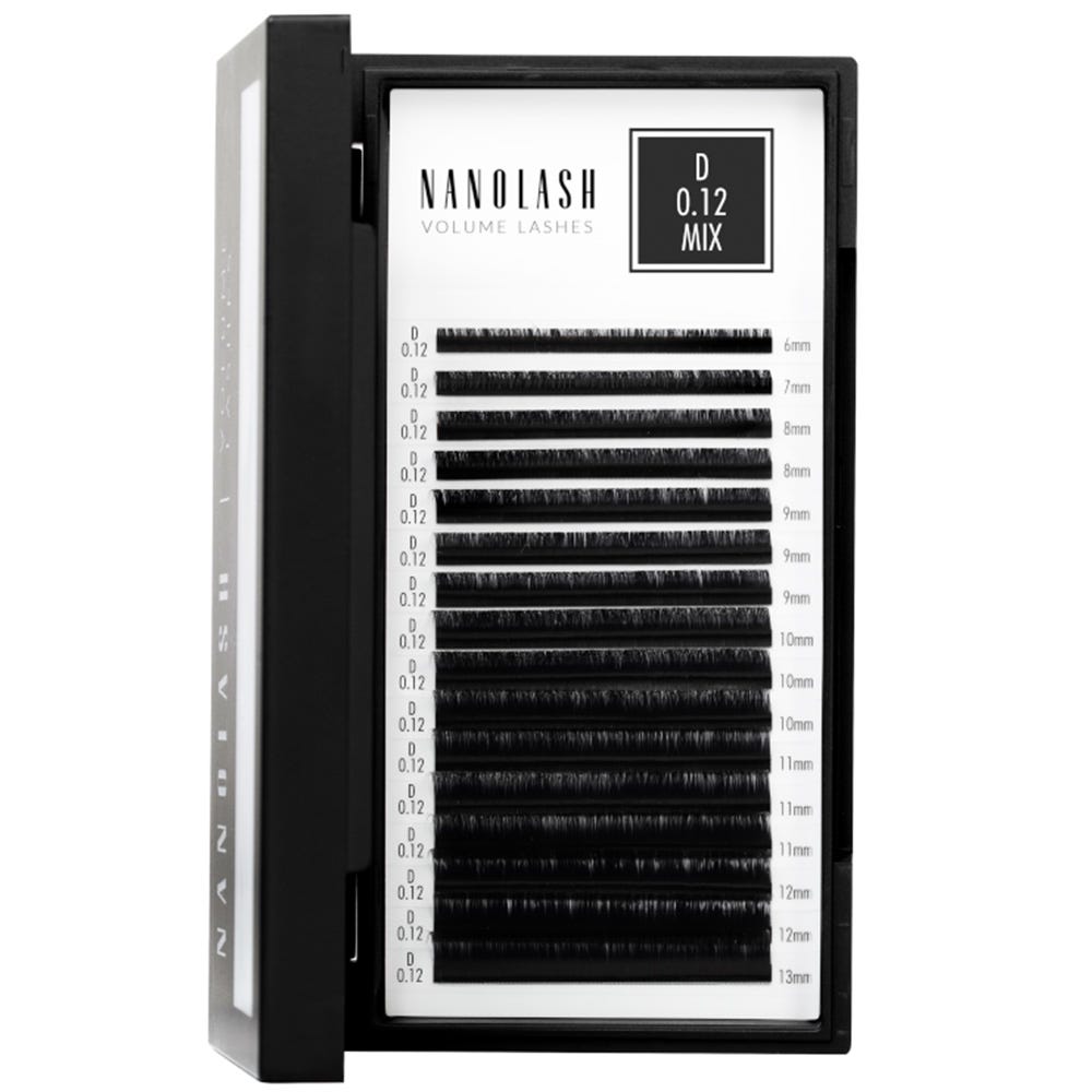 Nanolash Volume Lashes 0.12 D 6-13mm