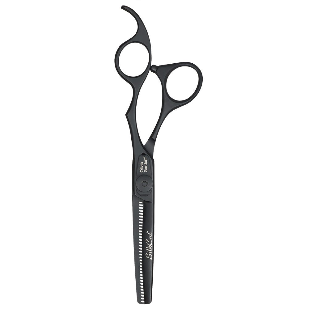 Olivia Garden SilkCut Matt Black 2er Scherenset