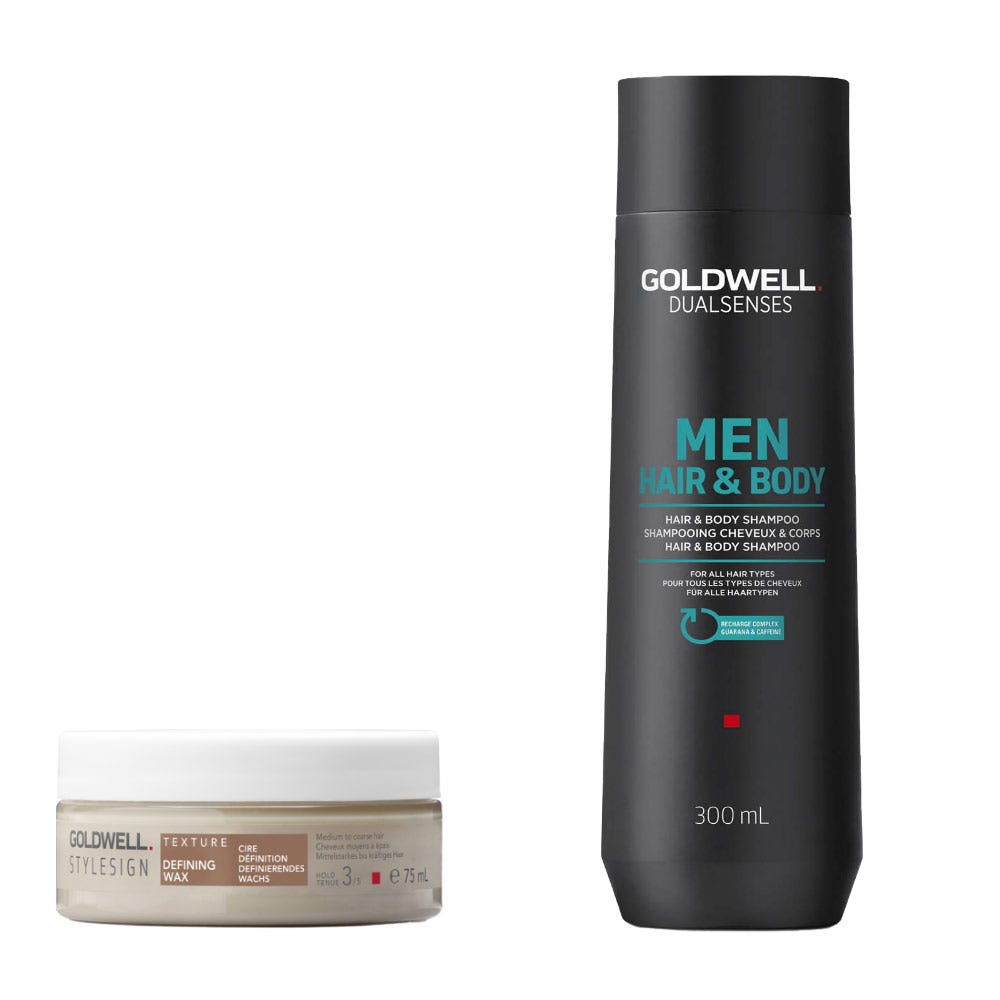 Goldwell Dualsenses & Stylesign Men Wax Duo Bundle