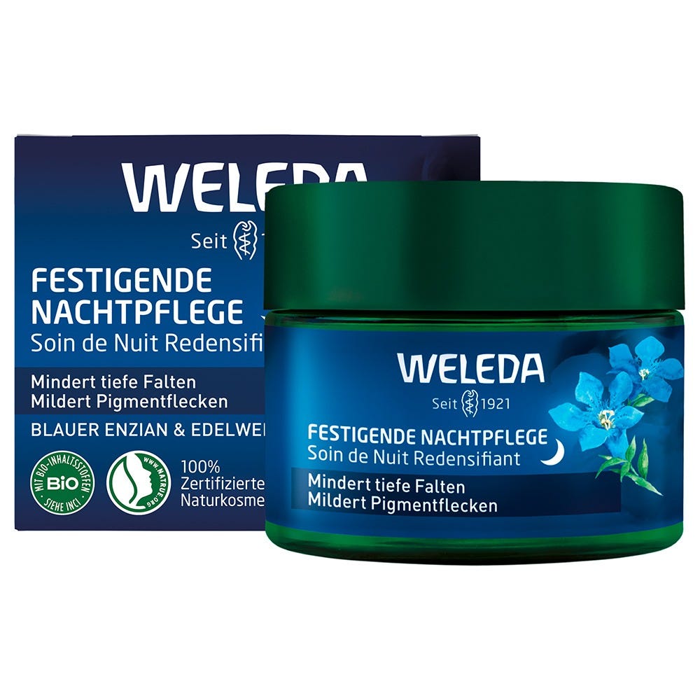 Weleda Festigende Nachtpflege Blauer Enzian & Edelweiss 40 ml