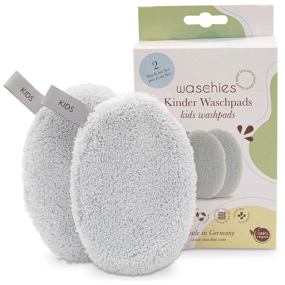Waschies Baby- & Kinderwaschpads Pastel Blue 2er Set