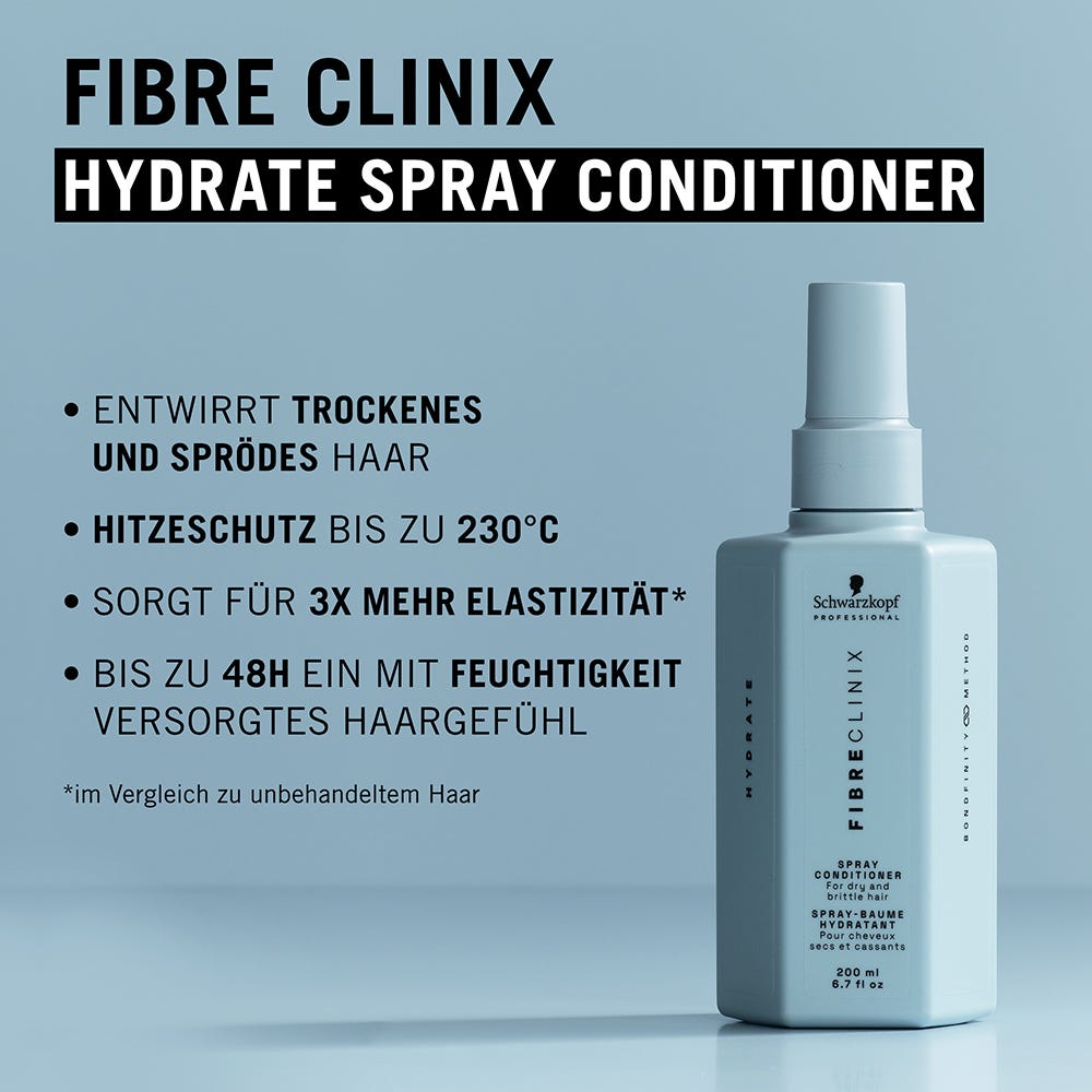 Schwarzkopf Fibre Clinix Hydrate Spray Conditioner 200 ml