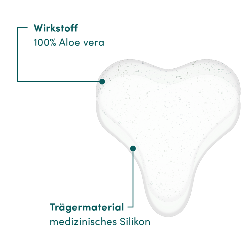 APRICOT Wiederverwendbares Dekolleté Pad mit Aloe Vera