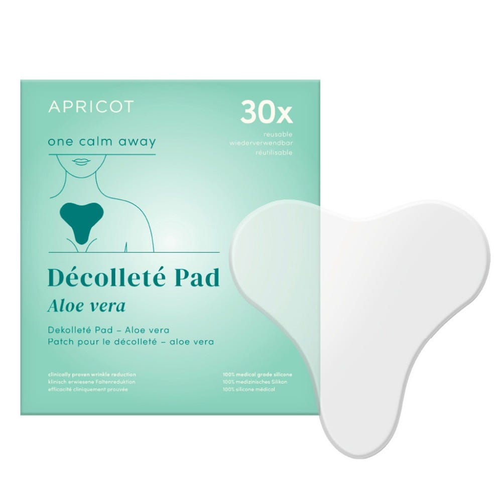 APRICOT Wiederverwendbares Dekolleté Pad mit Aloe Vera