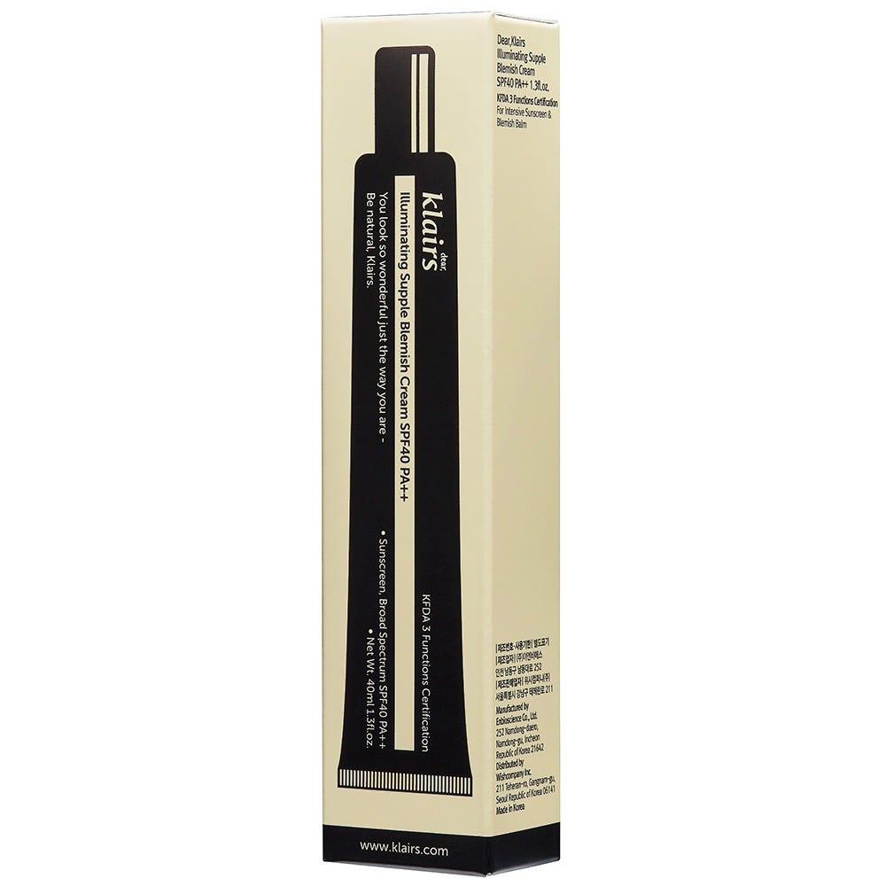 Dear, Klairs Illuminating Supple Blemish Cream SPF 40 40 ml