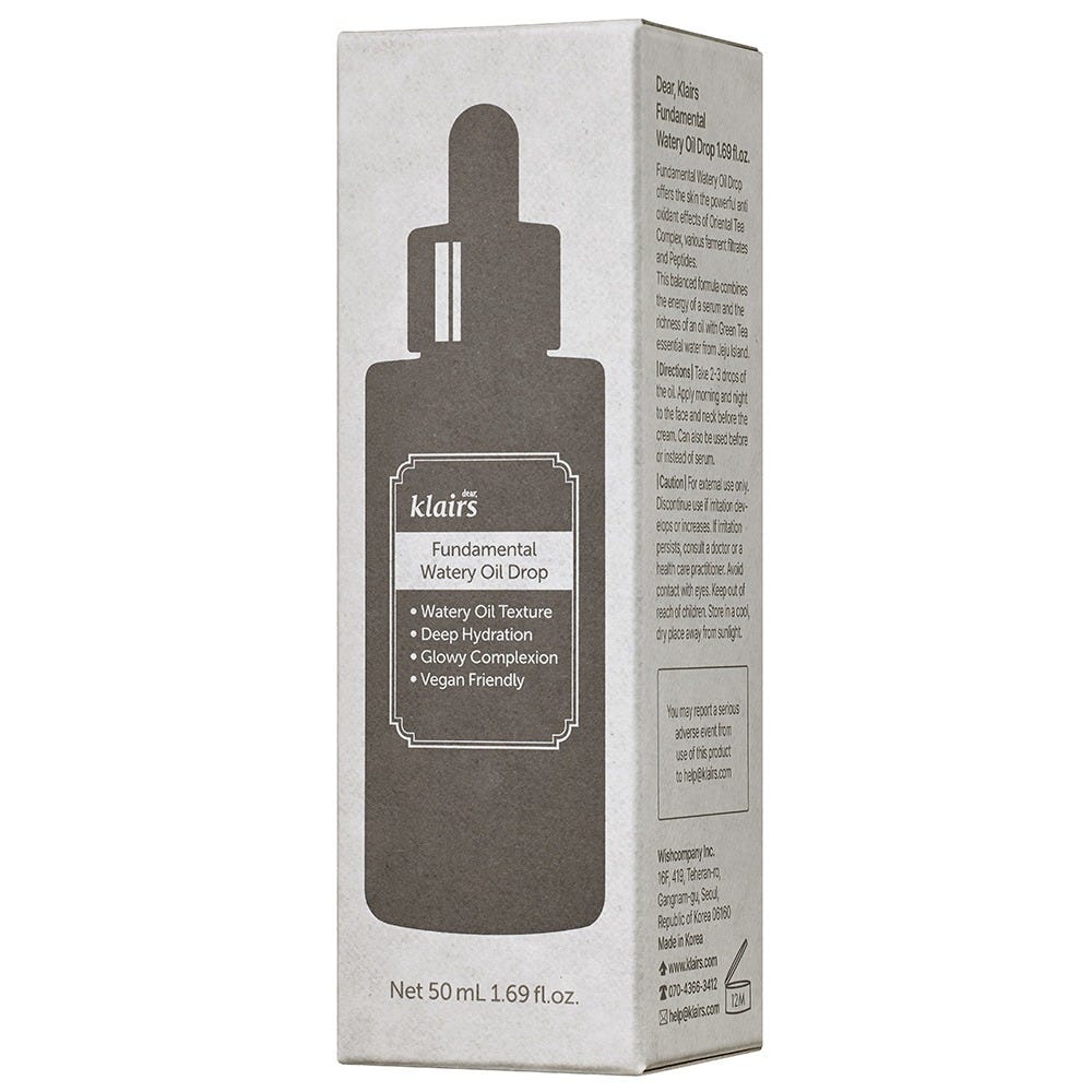 Dear, Klairs Fundamental Watery Oil Drop 50 ml