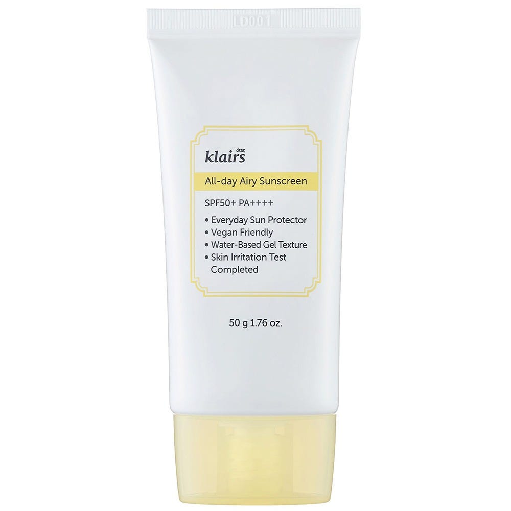 Dear, Klairs All-Day Airy Sunscreen 50 g