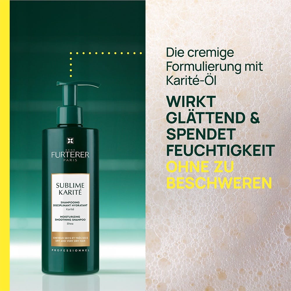 René Furterer Sublime Karité Feuchtigkeitsspendendes Bändigendes Shampoo 500 ml