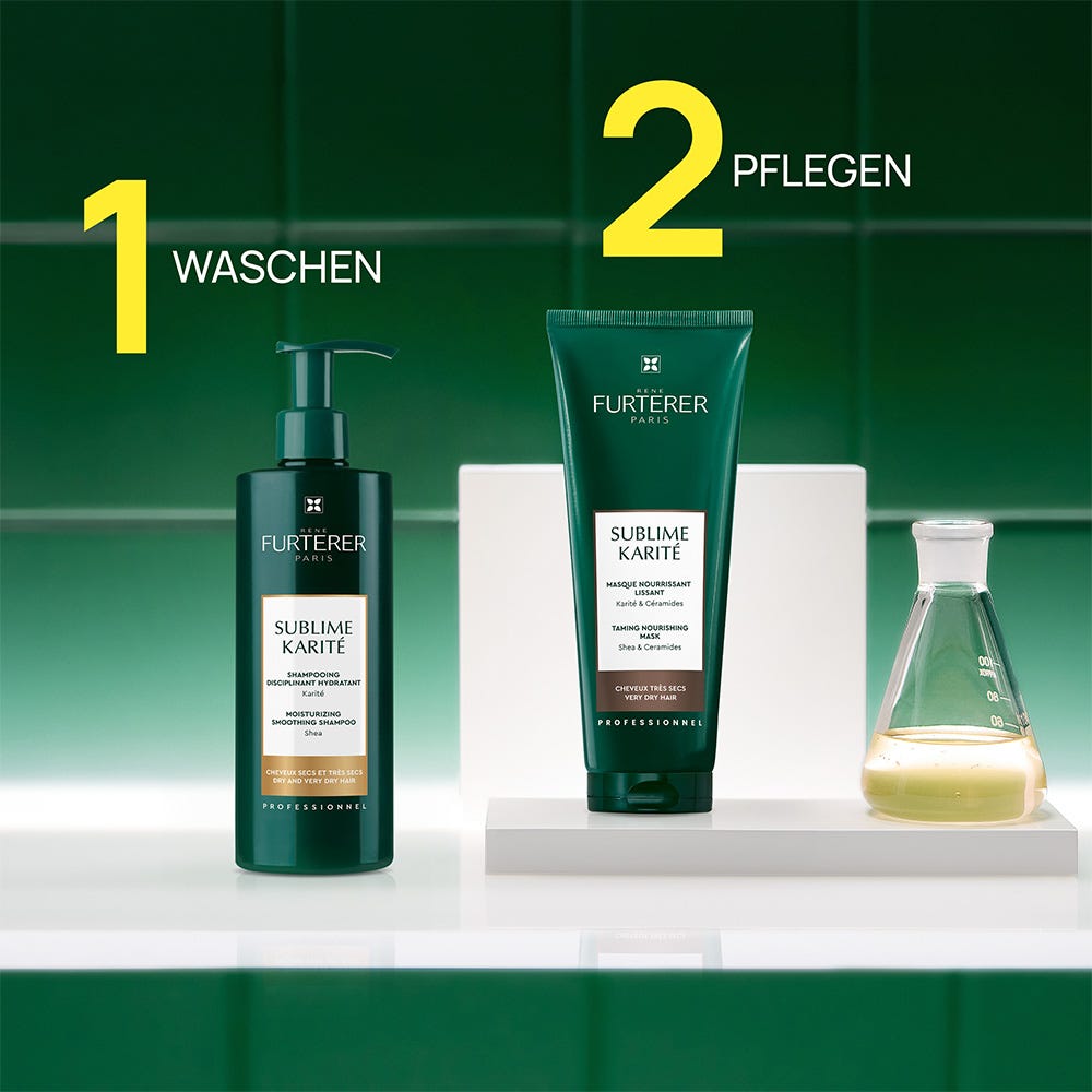 René Furterer Sublime Karité Feuchtigkeitsspendendes Bändigendes Shampoo 500 ml