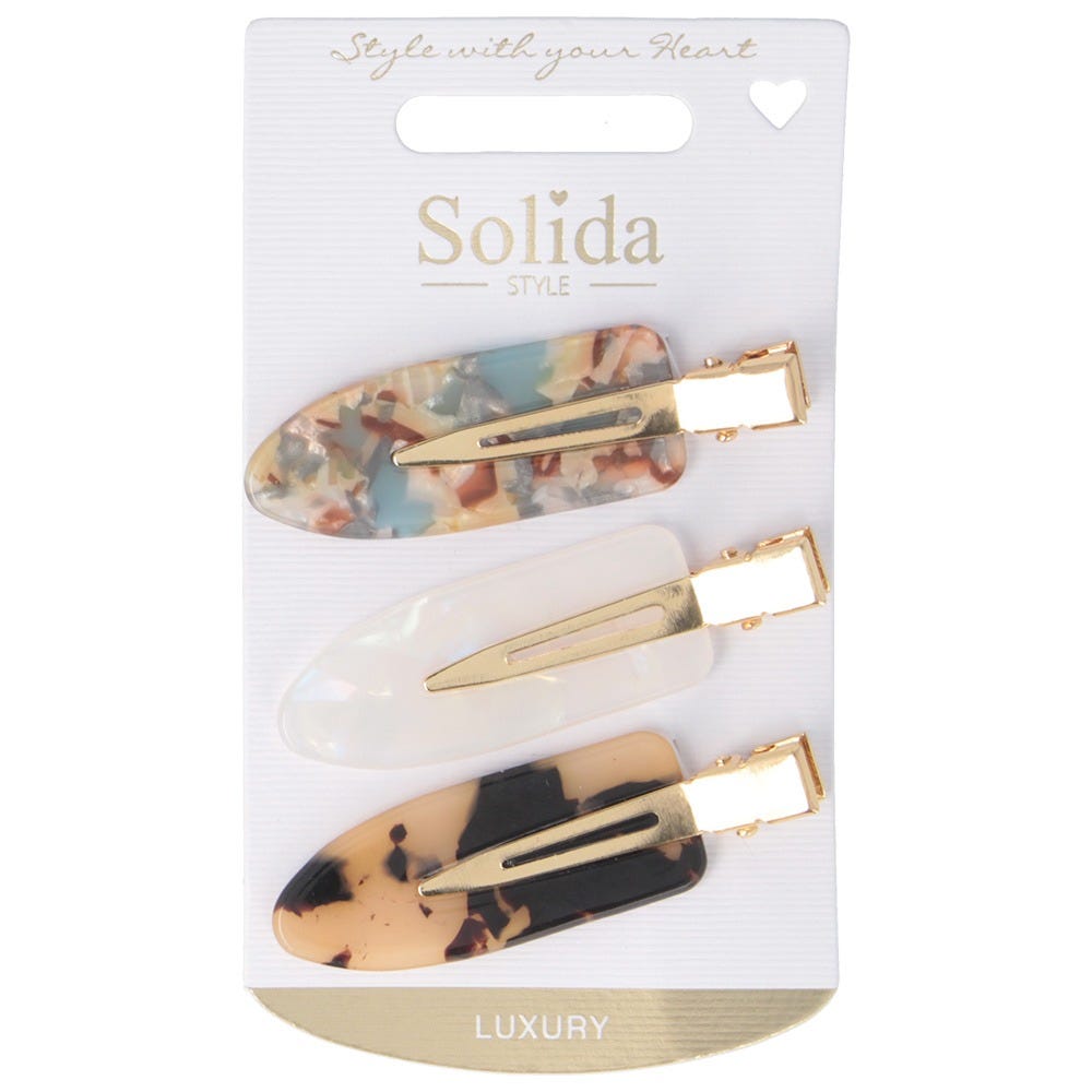 Solida Frisierclips 3er