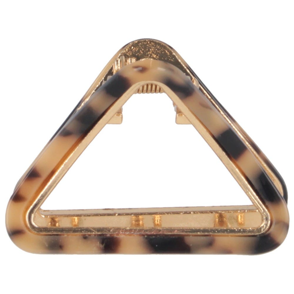 Solida Haarklammer Dreieck gold