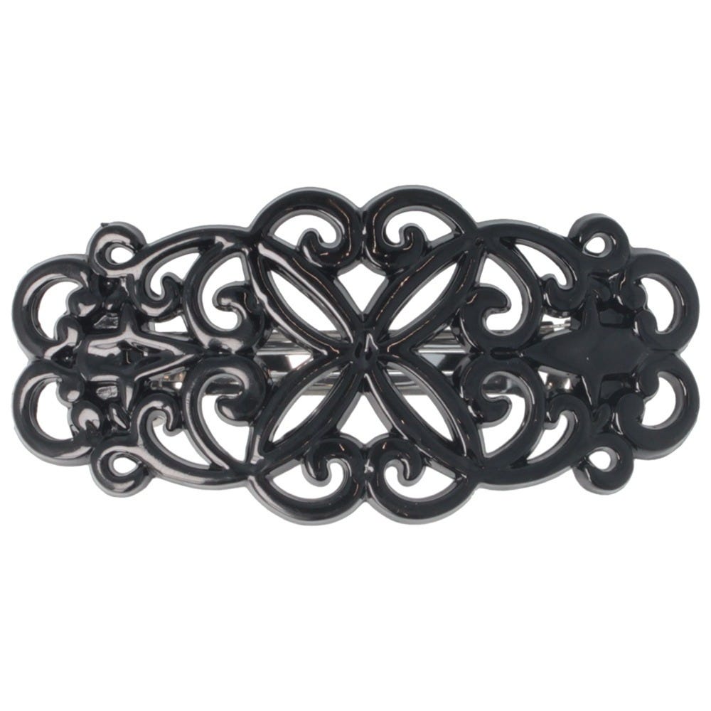 Solida Patentspange schwarz shiny Ornamente 