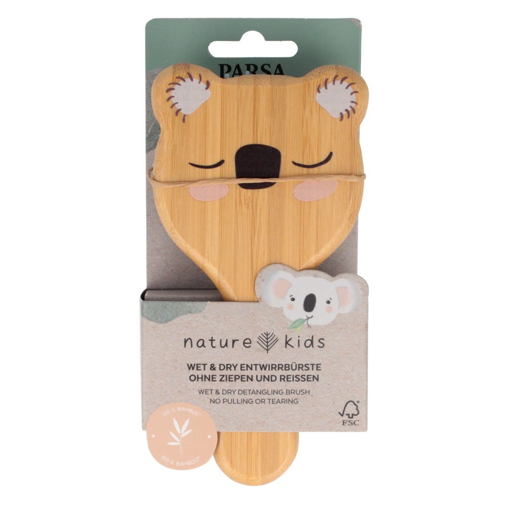 PARSA Nature Kids Bürste Koalaprint Bambus Wet & Dry