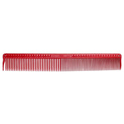 JRL Professional Fine Cutting Comb 7.4" red