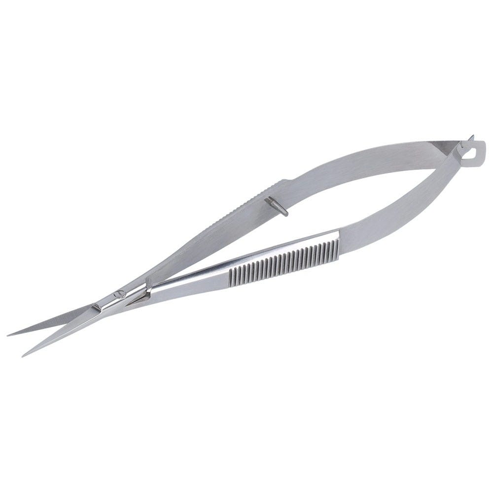 Canal Präzisionsschere mit Federgriff rostfrei 12 cm
