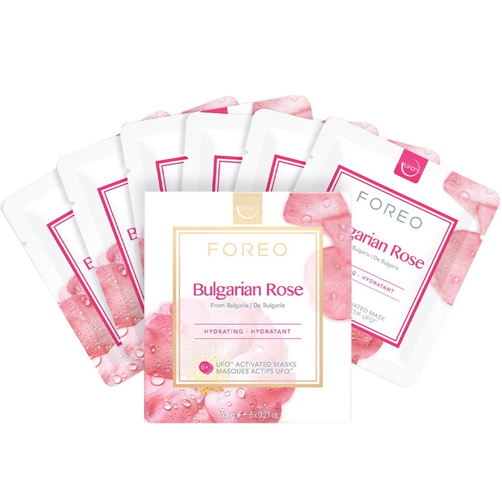 FOREO Sweden UFO Mask Bulgarian Rose 6 Stück
