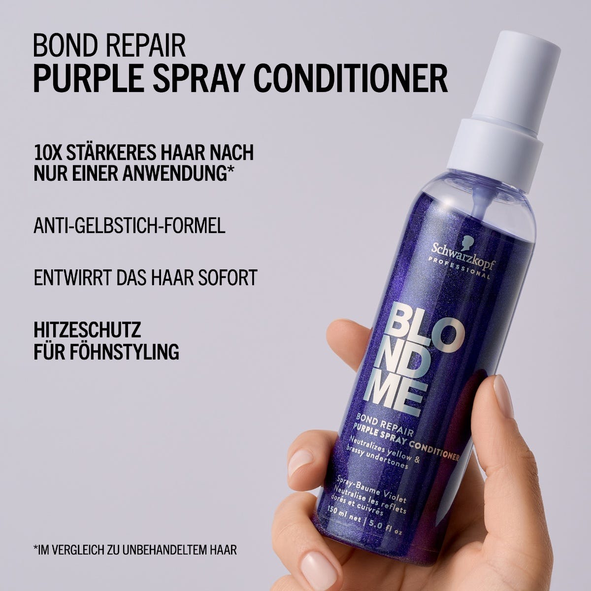 Schwarzkopf Blondme Purple Toning Spray 150 ml