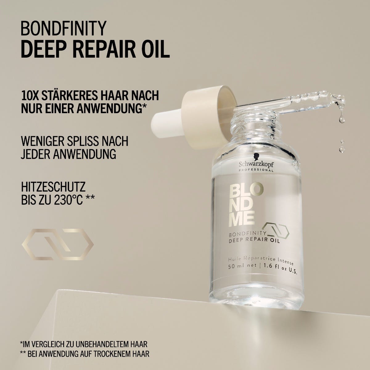 Schwarzkopf Blondme Bondfinity Deep Repair Oil 50 ml