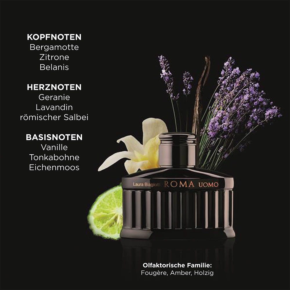 Laura Biagiotti Roma Uomo Nero Estremo 75 ml