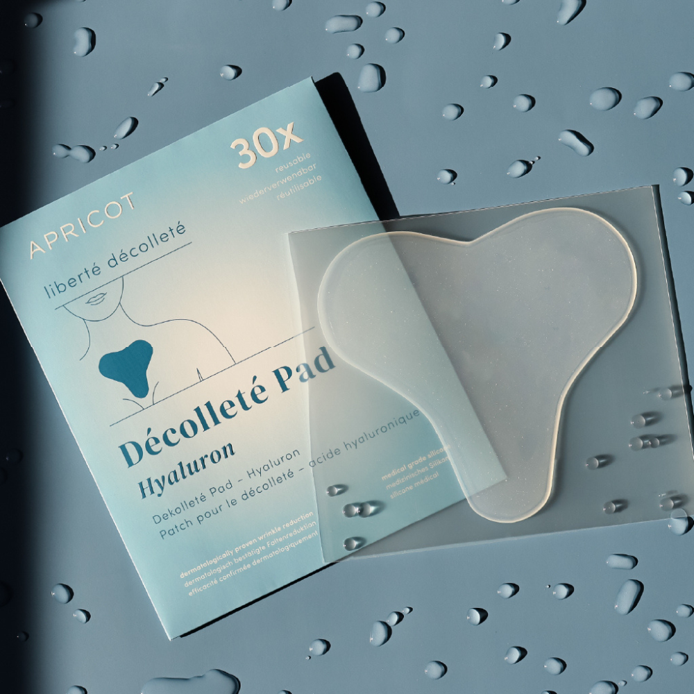 APRICOT Wiederverwendbares Dekolleté Pad mit Hyaluron