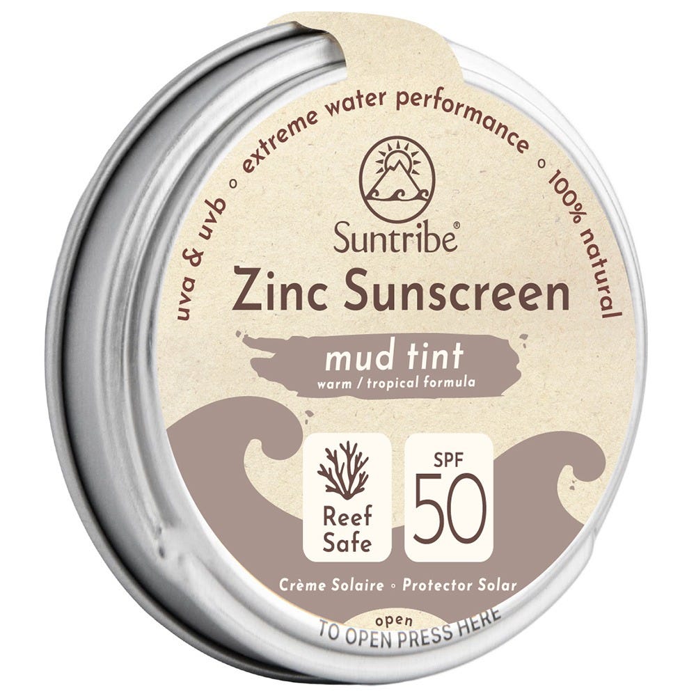 Suntribe Zink Sucscreen Sonnencreme LSF 50 Sport beige 45 g