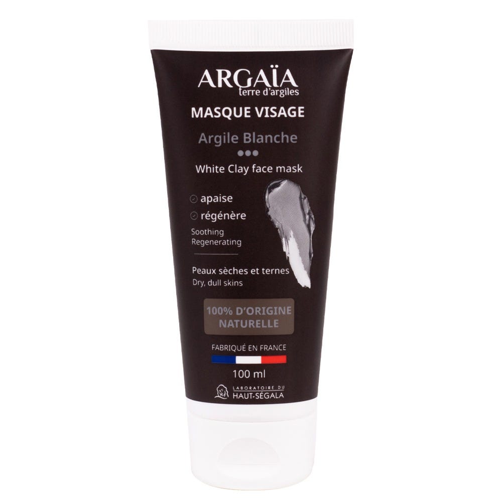Argaia Gesichtsmaske Weiße Tonerde 100 ml