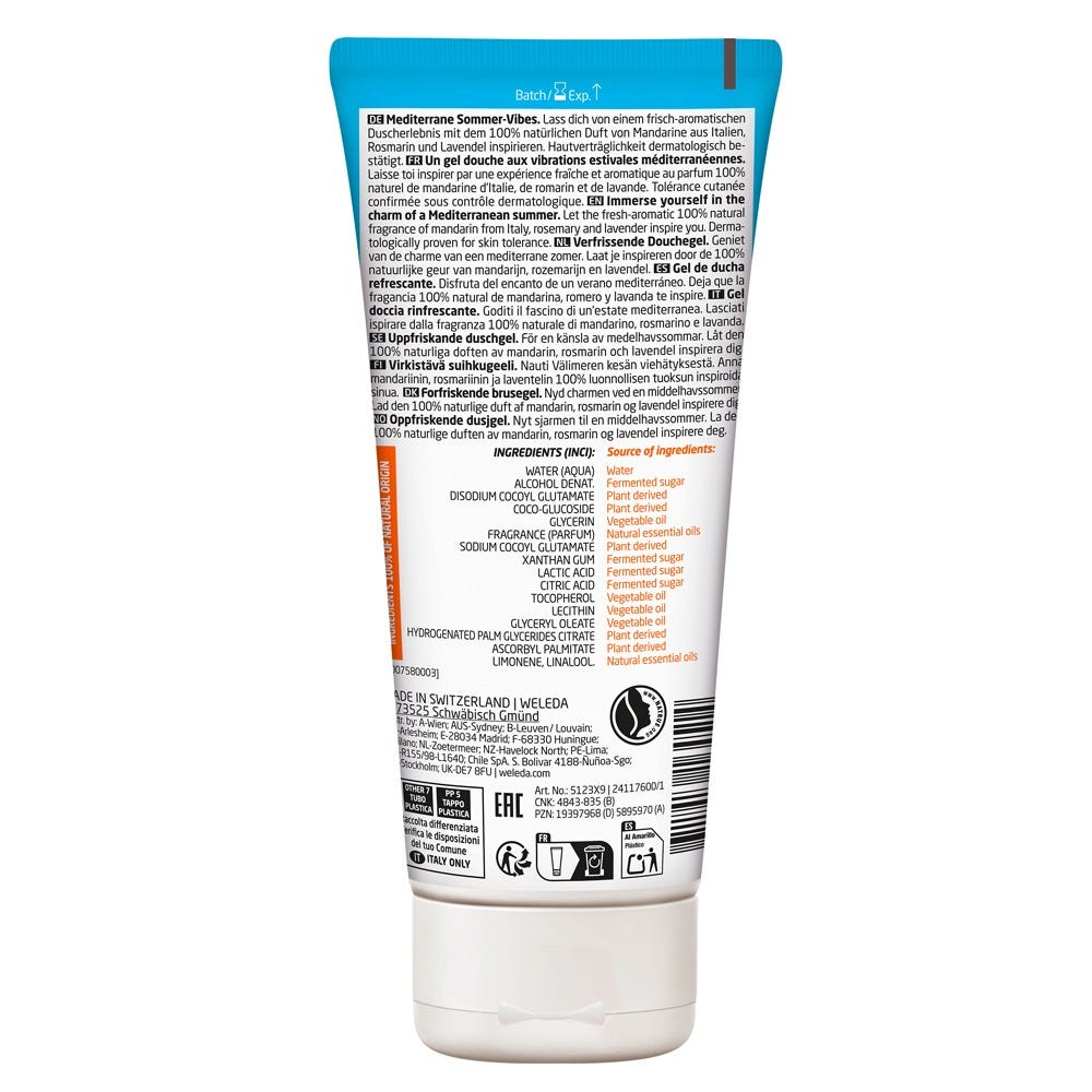 Weleda Mandarino di Capri Duschgel 200 ml