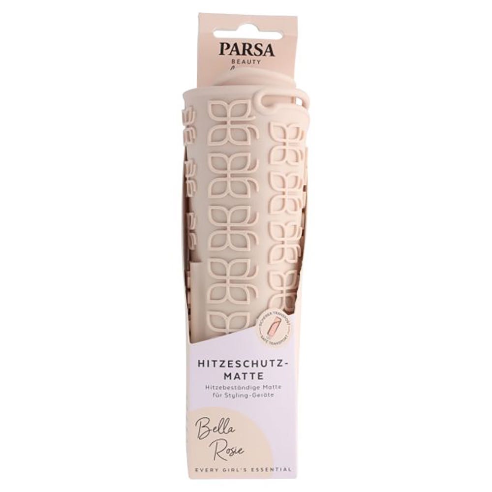 PARSA Beauty Hitzeschutzmatte mit Logo eingeprägt