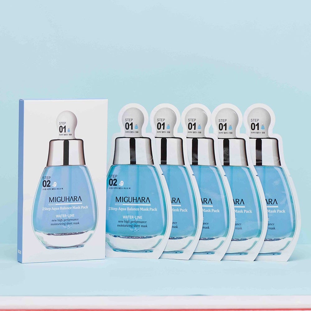 Miguhara 2 Step Aqua Balance Mask Pack 