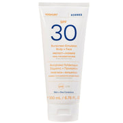 Korres Yoghurt Sonnenschutz-Emulsion für Körper und Gesicht SPF30 200 ml