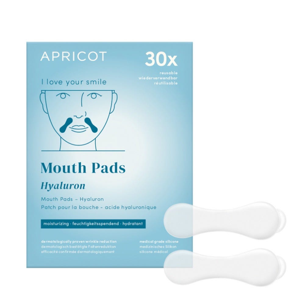 APRICOT Wiederverwendbare Mund Pads mit Hyaluron