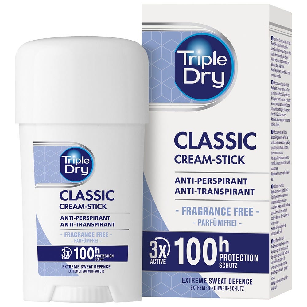 Triple Dry Classic Anti-Transpirant Creme-Stick 45 ml