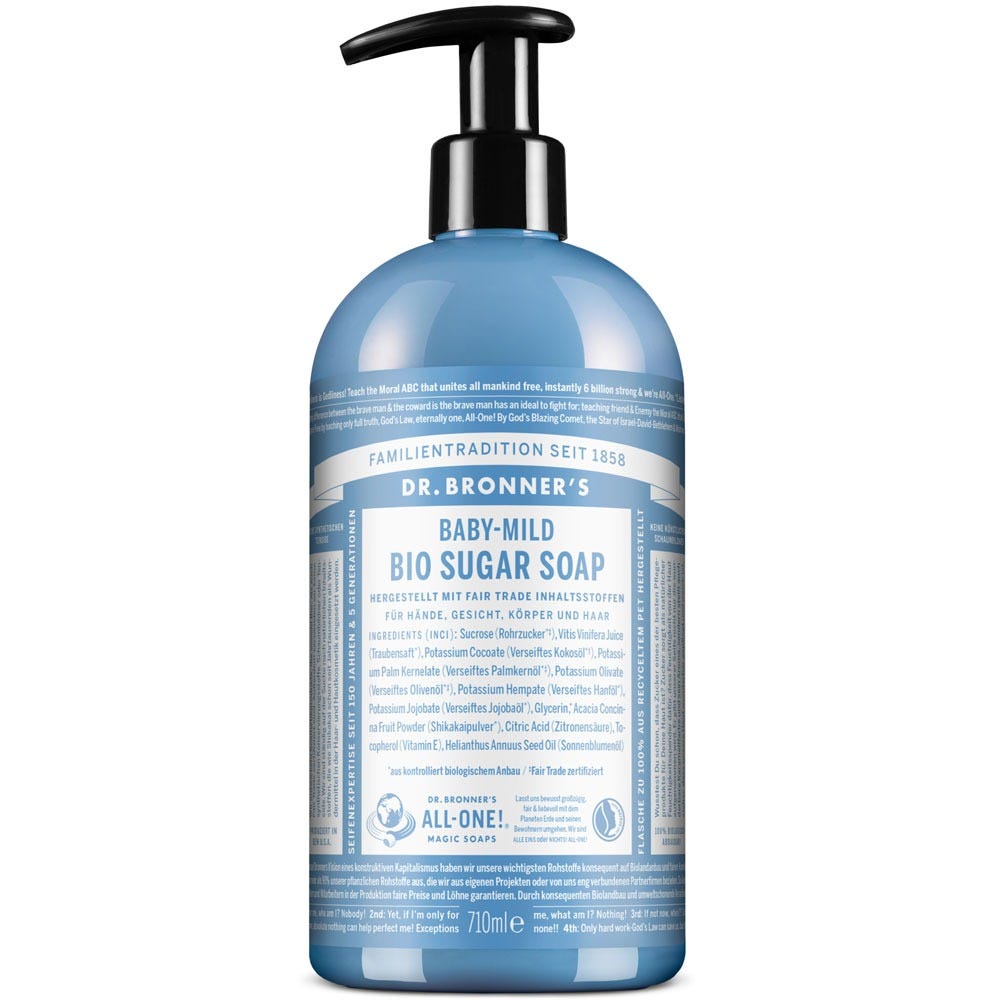 Dr. Bronner's Bio Sugar Soap Baby mild 710 ml