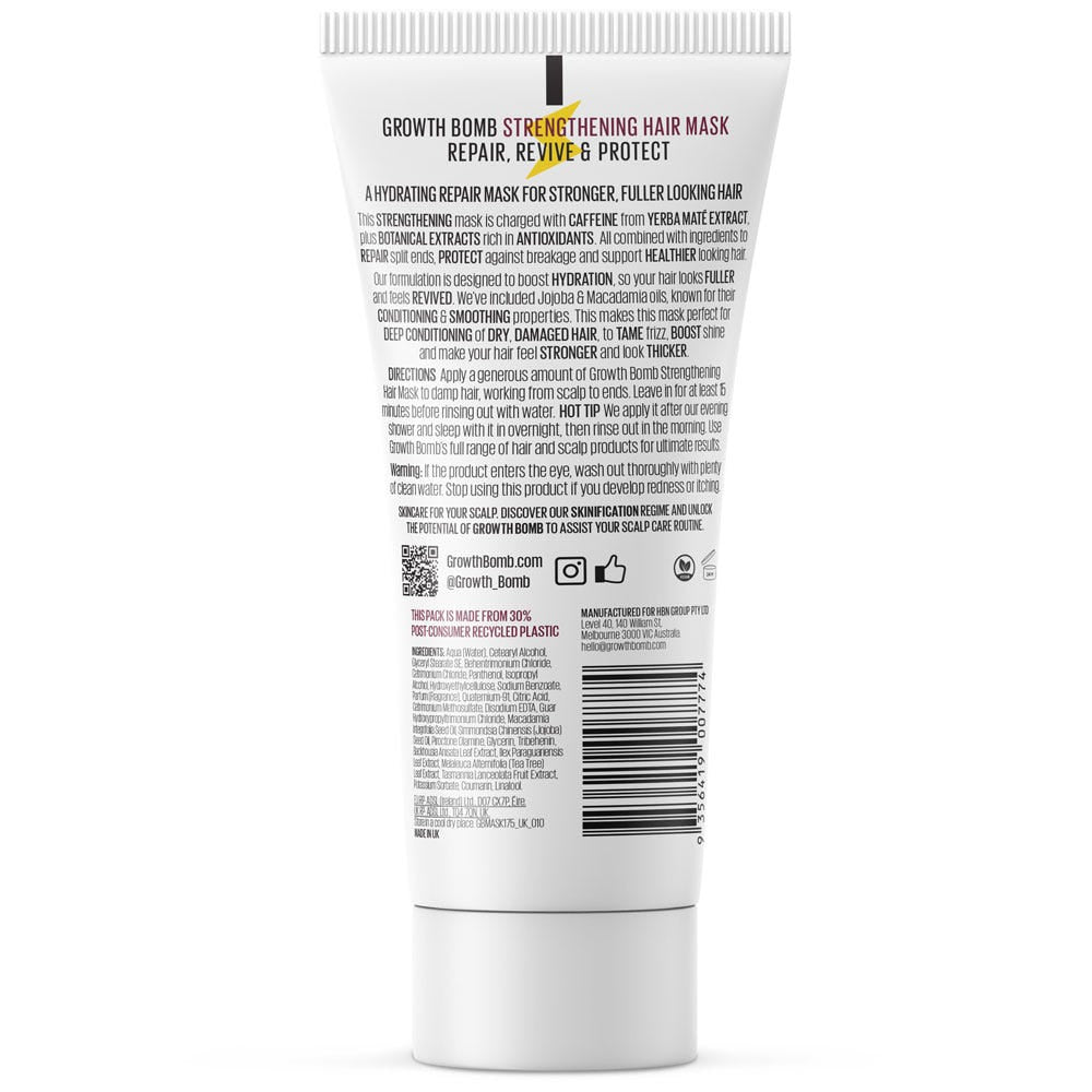 Growth Bomb Hair Growth Strengthening Mask 175 ml