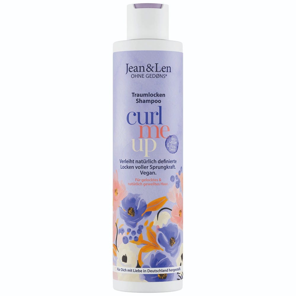 Jean & Len Traumlocken Shampoo Reiswasser & Acaibeere 300 ml