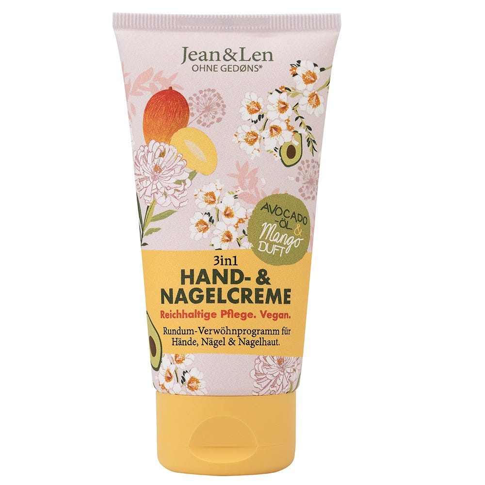 Jean & Len Hand & Nagelcreme Mango/Avocado 75 ml